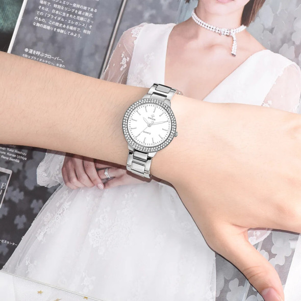 WWOOR Women Watches Fashion Crystal Diamond Ladies Quartz Wristwatch For Woman Relogio Feminino Female Clock Montre Reloj Mujer