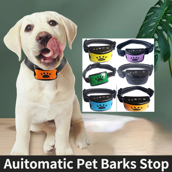 New Pet Dog Anti Barking Device USB Electric Ultrasonic Dogs Training Collar Dog Stop Barking Vibration Anti Bark Collar