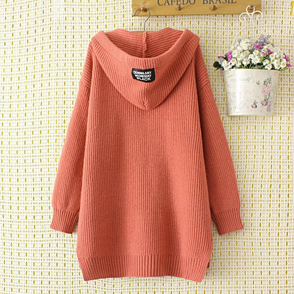 4XL Plus Size Sweater Ladies Loose Asymmetric Length Jumper Women Hooded Twist Knitted Thick Pullover Autumn Winter E2-2052