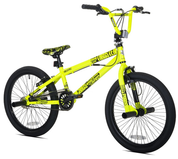 20" Thruster Chaos Boys BMX Child Bike, Neon Yellow