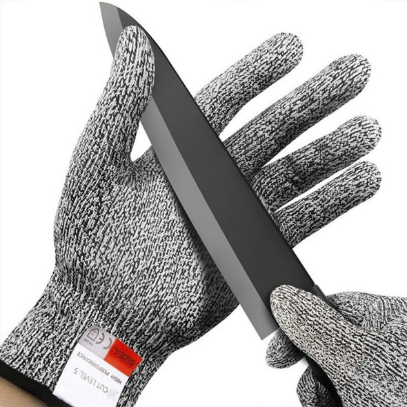1Pair Level 5 Safety Anti Cut Gloves High-strength Industry Kitchen Gardening Anti-Scratch Anti-cut Glass Cutting Multi-Purpose