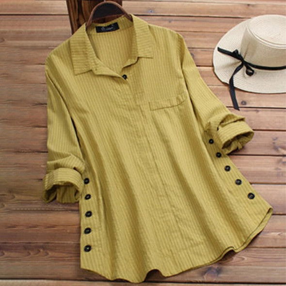2023 Women‘s Autumn Winter Long Sleeve Stripe Plaid T-Shirt Tops Ladies Casual Loose Blouse Clothing For Female Plus Size 2023 Women‘s Autumn Winter Long Sleeve Stripe Plaid T-Shirt Tops Ladies Casual Loose Blouse Clothing For Female Plus Size