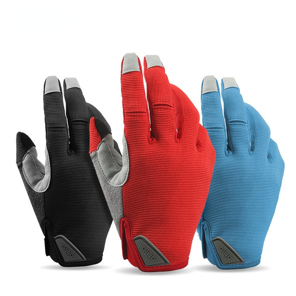 Breathable Cycling Full Finger Gloves Wear-resistant Touch Screen Bike Lycra Fabric Mittens Bicicleta Road Bike Long Gloves