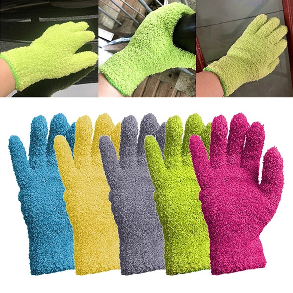 New Microfiber Dusting Cleaning Glove Car Care Wash Windows Multifunction Reusable Cleaning Bike Glove Thermal Cycling Gloves