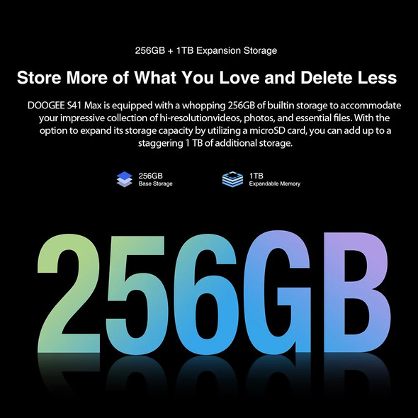 DOOGEE S41 Max 16GB 256GB Rugged Smartphone 6300mAh 13MP AI Triple Camera Cellphone NFC 4G Android 13 Mobile Phone