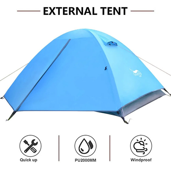 Desert&Fox 2 Person Tent Lightweight 3 Season Backpacking Tents for Couple Family Hiking Camping Aluminum Pole Waterproof Tent