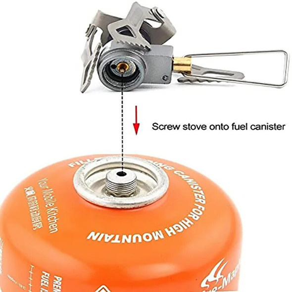 BRS 3000T Mini Portable Outdoor Stove Wild Survival Cooking Picnic Gas Burner Equipment BRS Tita-Alloy Outdoor Camping Gas Stove