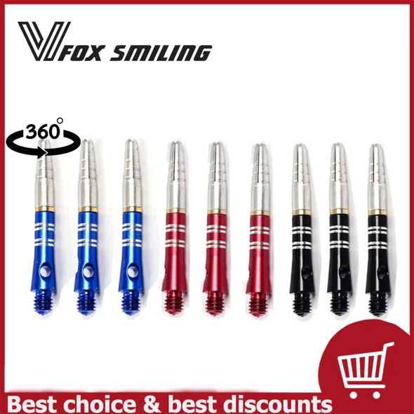 6/3pcs 2BA Darts Shafts For Professional Aluminum Darts Shafts Dart Accessories Blue Black Red