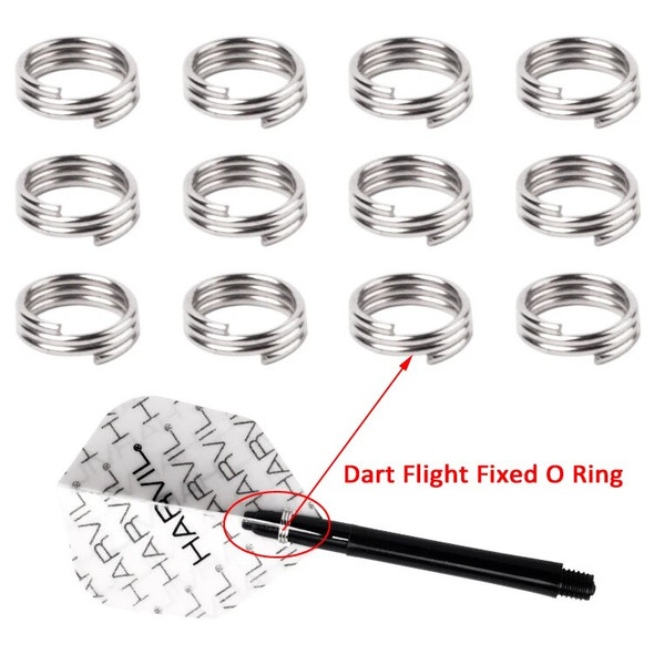 1pc Darts Flights Puncher Dart Wing Hole Punch tool Plus 50pcs Stainless Steel Darts Flights Retainer O Ring Dart Accessories