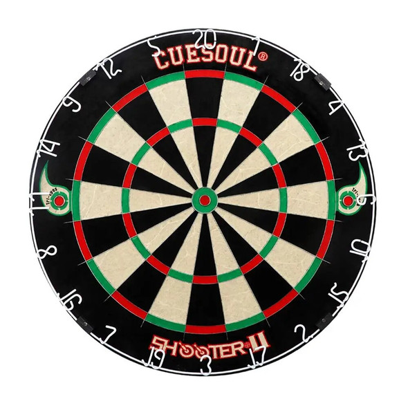 CUESOUL SHOOTER-II TRI-EYES 18"*1-1/2" Official Size Tournament Sisal Bristle Dartboard