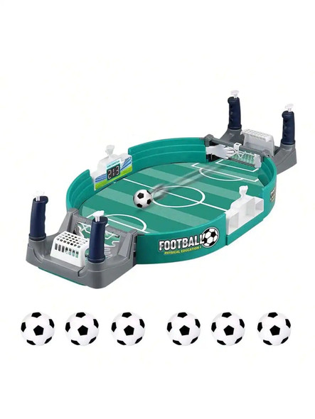 Table Football Game Mini Soccer Board Game For Family Party Game Plastic Tabletop Play Ball Soccer Toys Portable Parent-Child In