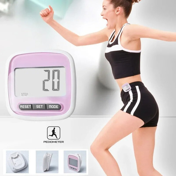 Walking Step Counter 3D Pedometer Waterproof Multi-functional Calories Counting LCD Display Fitness Equipments For Walking