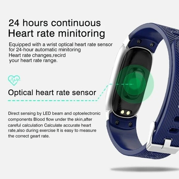 Smart Fitness Padometer Bracelet Color Screen Waterproof Heartbeat Blood Pressure Running Step Tacker Sport Pedometer Watch