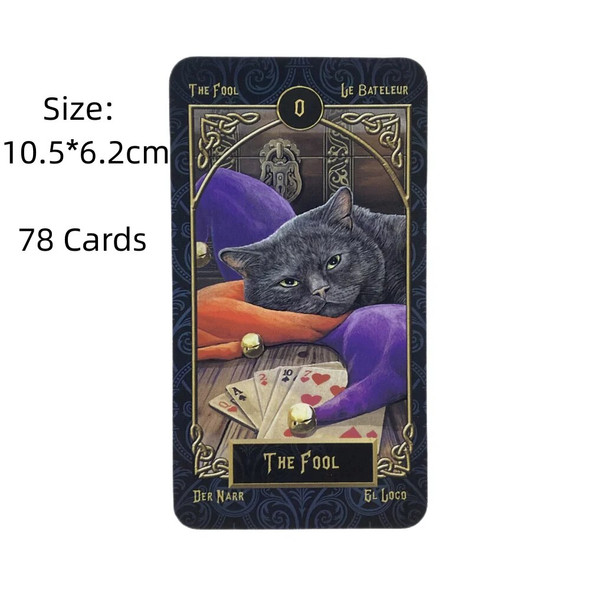 New Cats Everyday Witch Tarot Familiars Deck Cards Fate Divination Table Playing Family Party Board Game Entertainment