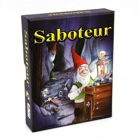 English Saboteur Board Game Cards Table Games Funny Board Card Games for Families Party Dwarf Gold Mine Digging Miner Board Game