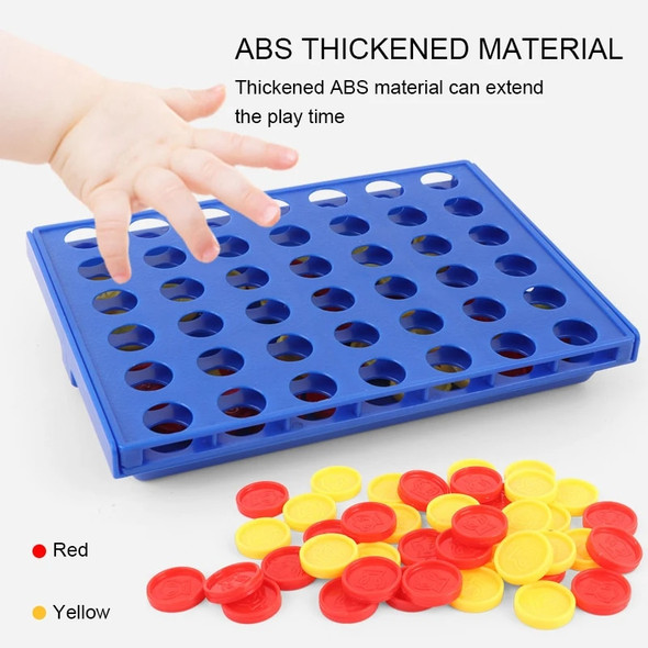 Connect 4 In A Line Board Game Kids Educational Toys Family Travel Fun Board Game Line Up Row Board Puzzle Toys Classic Games