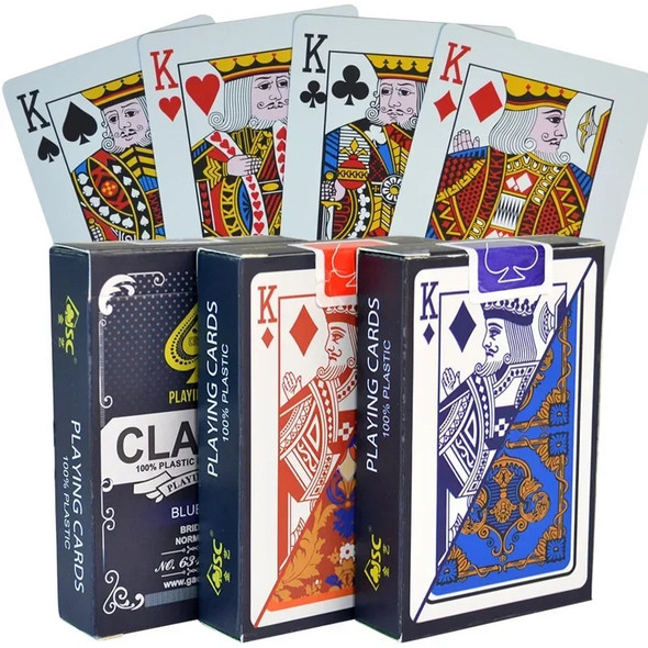 PVC New Pattern Plastic Waterproof Film Adult Playing Cards Game Poker Cards Board Games 58*88mm Poker Cards