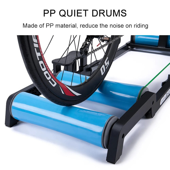 Indoor Bicycle Roller Home Trainer Mountain Road Bike Roller Stationary Bike Stand Exercise For 24-29" 700C Cycling Trainer