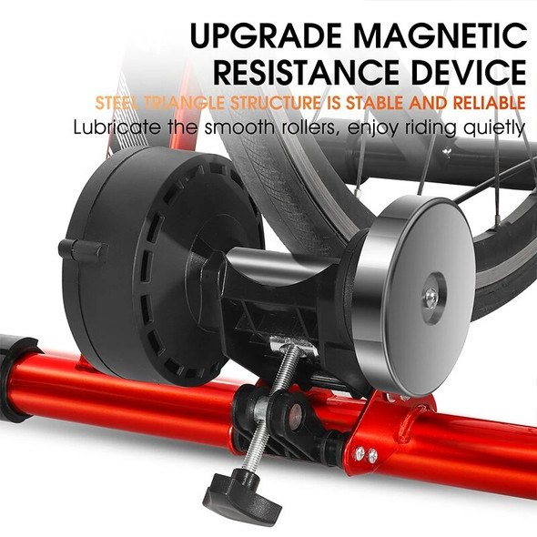 WEST BIKING Indoor Bike Trainer 6-Speed Magnetic Resistance Home Exercise Bicycle Trainer MTB Road Stationary Cycling Training