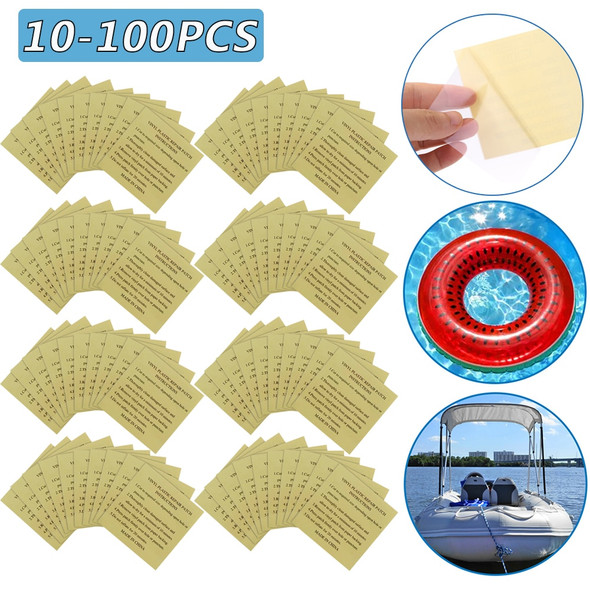 10-100pcs Swimming Pool PVC Repair Patch Swimming Ring Repair Kit Swimming Pool Accessories Inflatable Boat Repair Patch