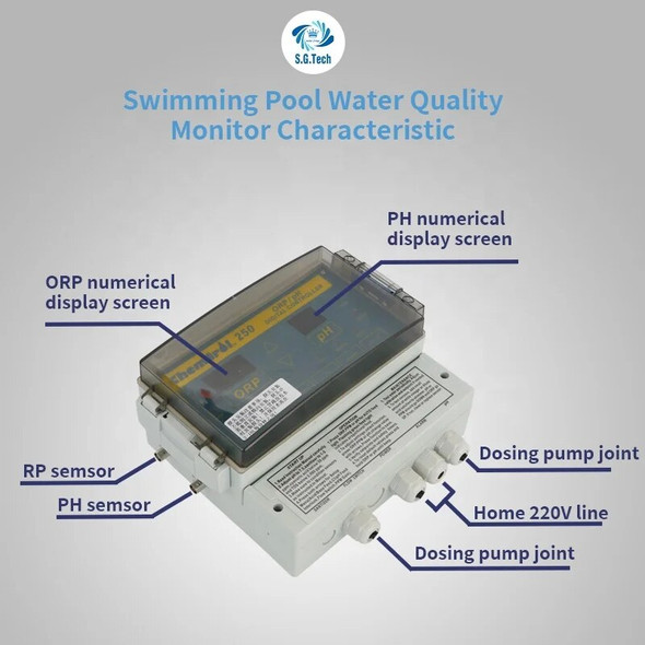 Hot Selling Swimming Pool Chemtrol 250 PH/ORP Monitor Water Quality Controller Pool Accessories
