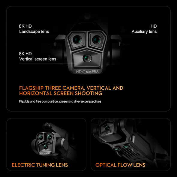 Xiaomi MIJIA K10Max Drone 8K Professinal HD Three Camera Intelligent Xiaomi MIJIA K10Max Drone 8K Professinal HD Three Camera Intelligent