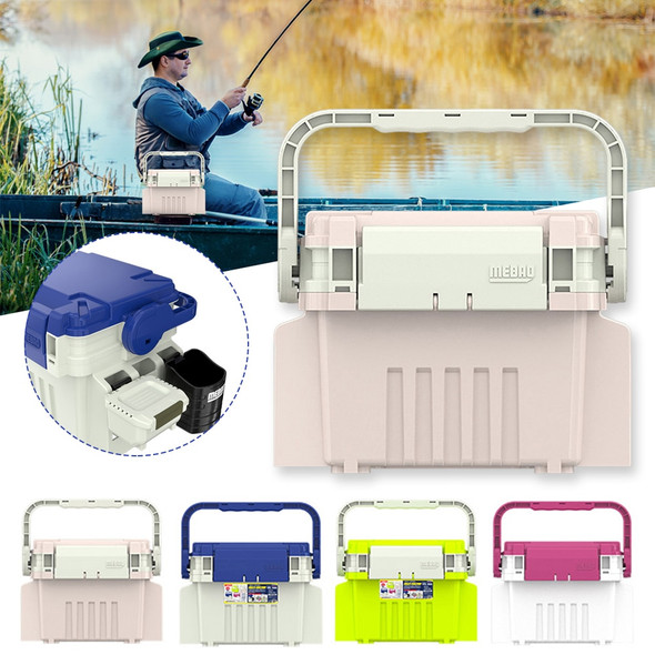 Fishing Tackle Box Multifunction Large Capacity Stand Rod Holder Cup Holder High Quality Plastic Handle Fishing Accessories Box