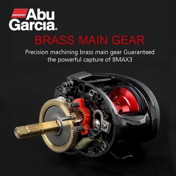 Original Abu Garcia Black Max3 Right Left Hand Baitcasting Fishing Reel 5BB 6.4:1 202g Max Drag 8kg Saltwater Fishing Tackle Original Abu Garcia Black Max3 Right Left Hand Baitcasting Fishing Reel 5BB 6.4:1 202g Max Drag 8kg Saltwater Fishing Tackle