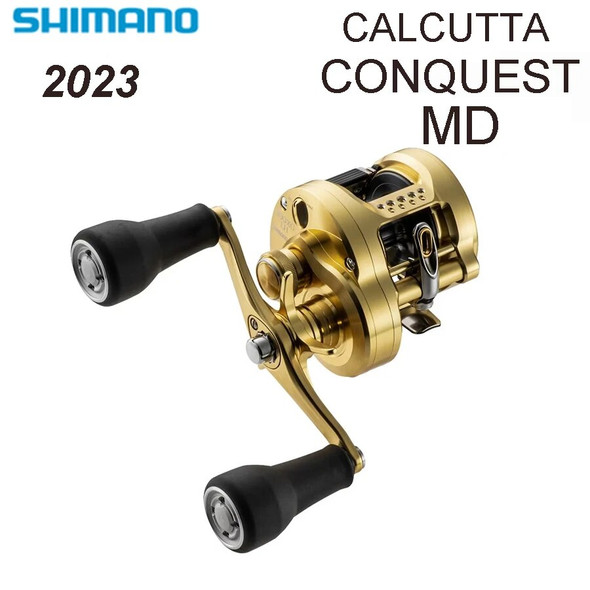 2023 NEW Original SHIMANO CALCUTTA CONQUEST MD 300XG 301XGLH 400XG 401XGLH Left Right Hand Saltwater Fishing Wheel Made in Japan