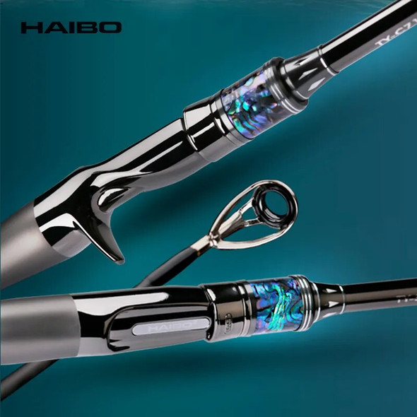 HAIBO Tian Series Supercast Fishing Rods 2 Section Spinning Casting Rod Fuji SIC Ring One Piece Full Carbon TORAY Lightweight