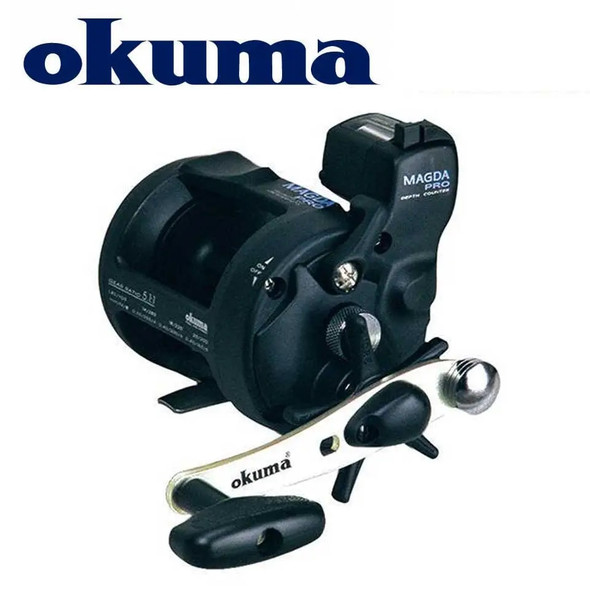OKUMA Fishing Reel MAGDA Linecounter DT MA-15DT-T Multirolle Sea Baitcasting Reel