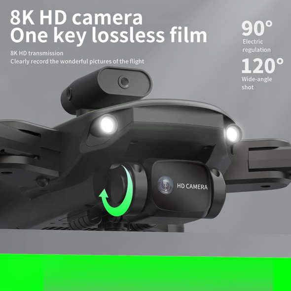 F166 8K Professional Drone 4K HD Dual Camera Four Sided Obstacle