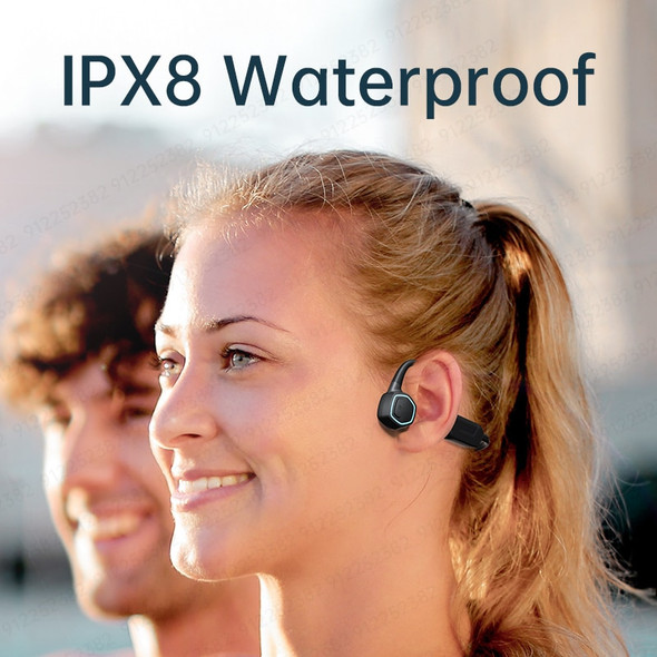 Swimming bone conduction Headphones, IPX8 waterproof level, an