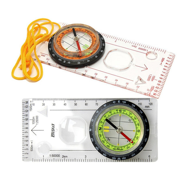 Portable Mini Precise Compass Practical Guider Survival Tools Hiking Multifunctional Compass Outdoor Equipment