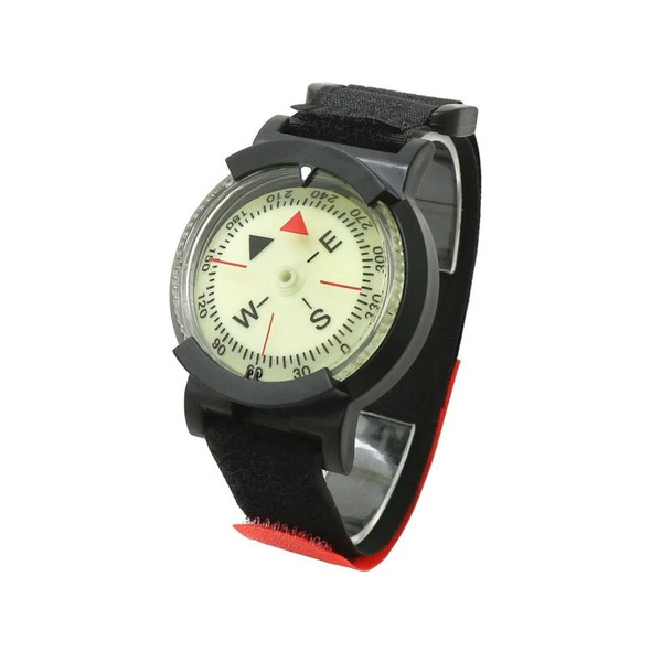 Wristband Sighting Compass Portable Scuba Diving Navigation Compass Waterproof Luminous Dial with Wrist Strap Compass