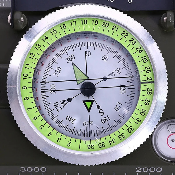 Mulitifunctional High Precision Outdoor Survival Military Compass Camping Waterproof Metal with Fluorescent Geological Compass Mulitifunctional High Precision Outdoor Survival Military Compass Camping Waterproof Metal with Fluorescent Geological Compass