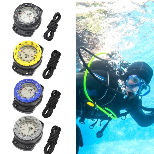 50m Scuba Diving Compass Multi-function Camping Climbing Hiking Luminous Plate Detachable Compass Outdoor Camping Accessories