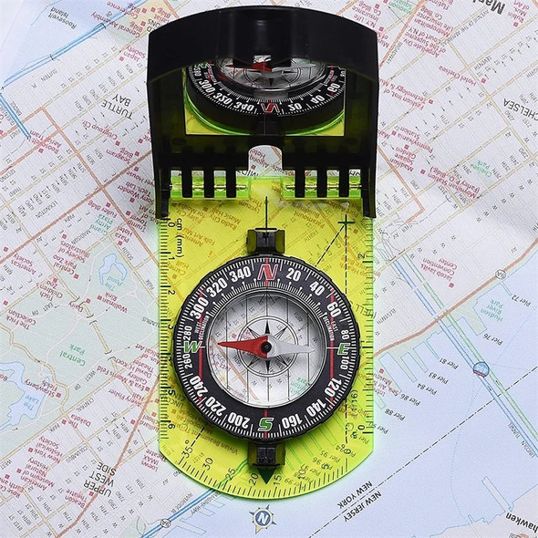 Compass Outdoor Guiding Tool Scale Map Ruler Mirror Compass with Flip Multifunctional for Hiking Camping Survival Compass Compass Outdoor Guiding Tool Scale Map Ruler Mirror Compass with Flip Multifunctional for Hiking Camping Survival Compass
