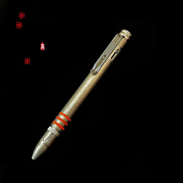 Titanium Alloy EDC Self Defense Survival Safety Tactical Press Pen With Writing Multi-functional Portable Tools Pen
