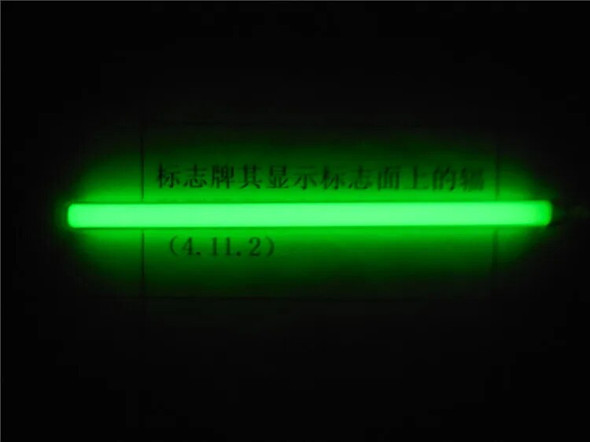 1 PCS EDC Automatic Lights Tube 5*80mm Self Luminous For 25 Years DIY Emergency Outdoor Safety Survival Tool