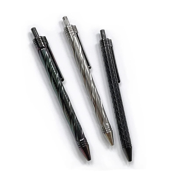 Titanium Zirconium Alloy EDC Self Defense Survival Safety Tactical Press Pen With Writing Multi-functional Portable Pen Gift