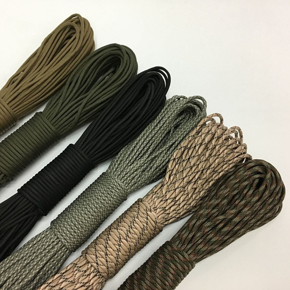 550 Military Paracord 7 Strand 4mm Tactical Parachute Cord Camping Accessories Outdoor Survival DIY Bracelet Rope