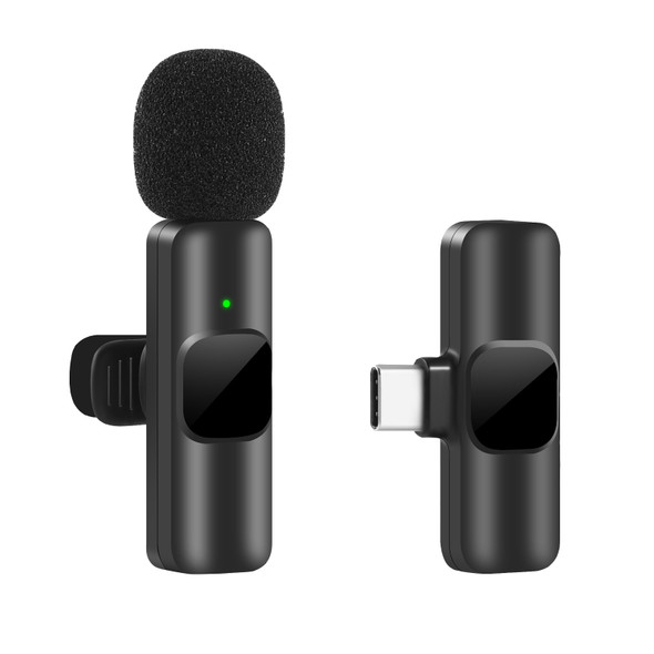 Wireless Lavalier Microphone Portable Audio Video Recording Mini Mic 