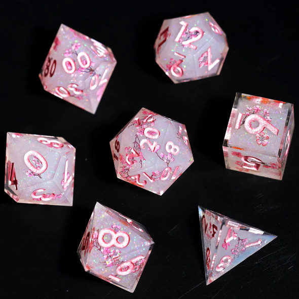 MINI PLANET New Design Layered Stickers Dice DND Dice Set Polyhedral Resin Dice Box Sets D&D For RPG Board Games 7pcs/set Custom MINI PLANET New Design Layered Stickers Dice DND Dice Set Polyhedral Resin Dice Box Sets D&D For RPG Board Games 7pcs/set Custom