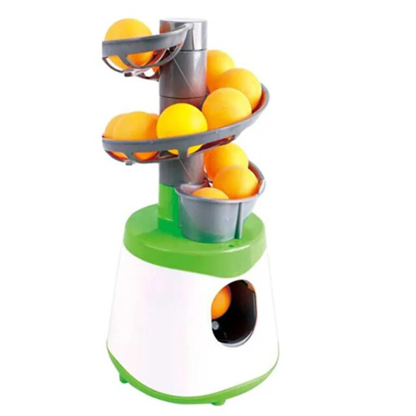 2023 Up-graded Portable Table Tennis Ball Pitcher Dual Power Supply Version Ping Pong Ball Robot Pitching Machine For Trainers