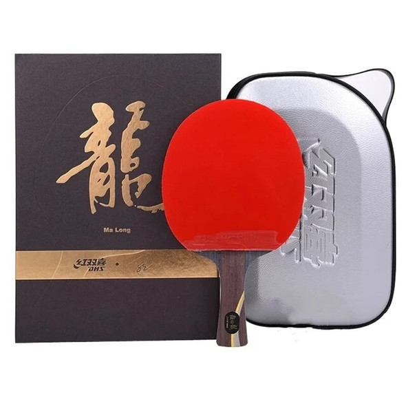 DHS Hurricane Ma Long Set Table Tennis Racket Arylate Carbon ALC Original Skyline 3 + Tinarc Rubber Ping Pong Racket with Bag DHS Hurricane Ma Long Set Table Tennis Racket Arylate Carbon ALC Original Skyline 3 + Tinarc Rubber Ping Pong Racket with Bag
