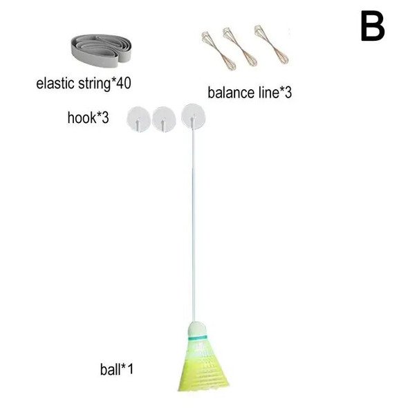 Badminton Trainers Stretch Professional Badminton Machine Robot Racket Training Sport Self-study Practice Training Accessories