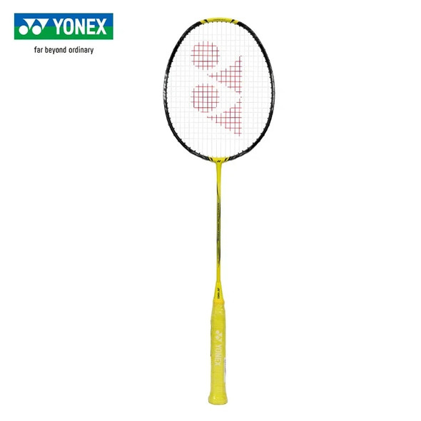 Yonex Badminton Racket yy Ultra-light Carbon Fiber Flash NF 1000Z Yellow Speed Type Increased Swing Professional with String