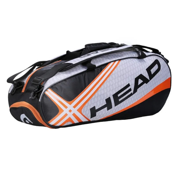 Original Head Tennis Bag 3-6 Tennis Rackets Tennis Backpack Djokovic Same Tenis Racket Backpack With Shoes Compartment Backpack