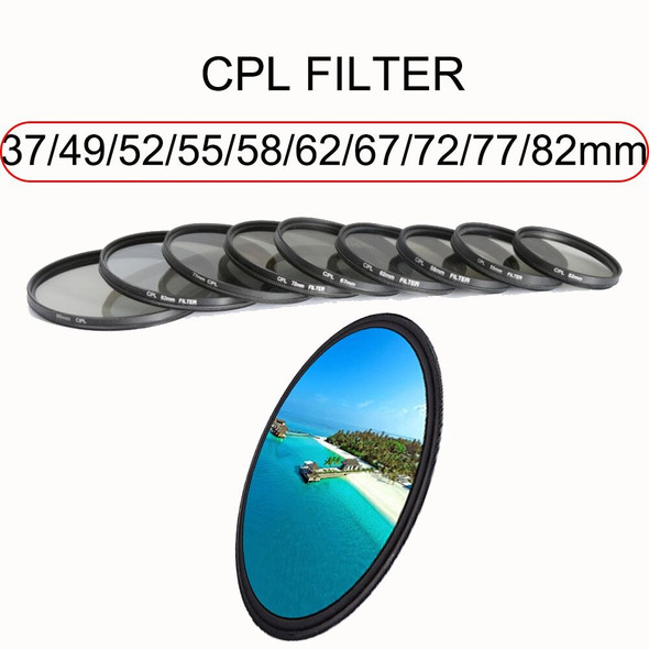 New Circle 37/49/52/55/58/62/67/72/77/82mm Photography Camera Lens